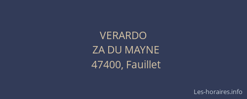 VERARDO