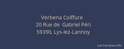 Verbena Coiffure
