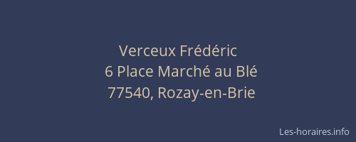 Verceux Frédéric