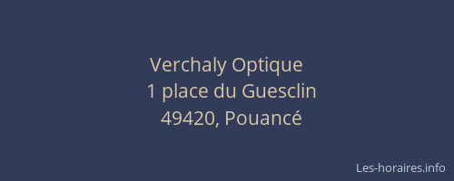 Verchaly Optique