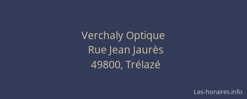 Verchaly Optique