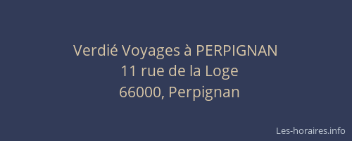 Verdié Voyages à PERPIGNAN