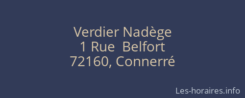 Verdier Nadège