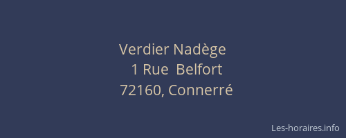 Verdier Nad&egrave;ge