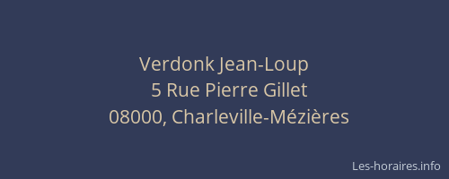 Verdonk Jean-Loup