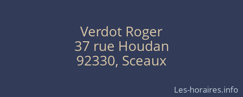 Verdot Roger