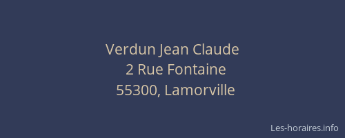 Verdun Jean Claude