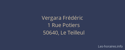 Vergara Fr&eacute;d&eacute;ric