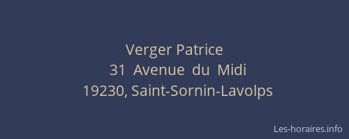 Verger Patrice