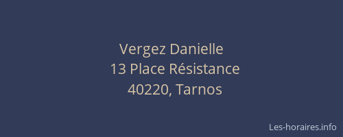Vergez Danielle