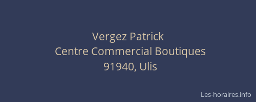 Vergez Patrick