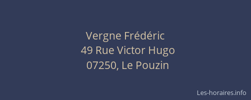 Vergne Frédéric