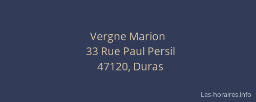 Vergne Marion