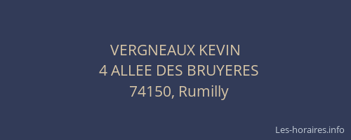 VERGNEAUX KEVIN