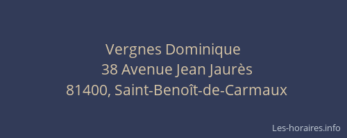 Vergnes Dominique