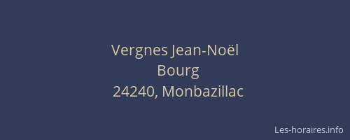 Vergnes Jean-No&euml;l
