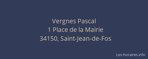 Vergnes Pascal