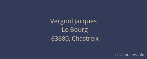 Vergnol Jacques