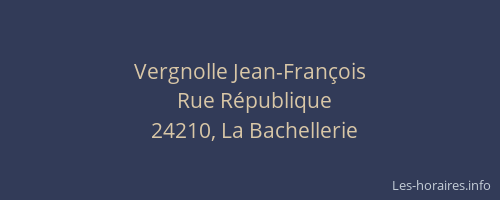Vergnolle Jean-François