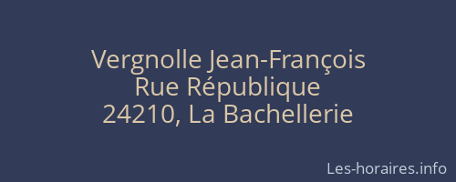 Vergnolle Jean-François