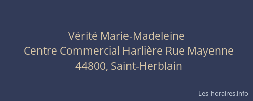 Vérité Marie-Madeleine