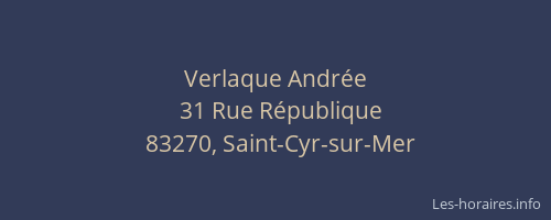 Verlaque Andrée