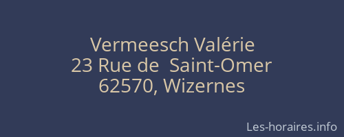 Vermeesch Valérie