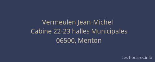 Vermeulen Jean-Michel