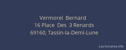 Vermorel  Bernard