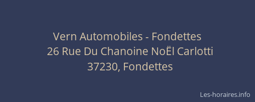 Vern Automobiles - Fondettes