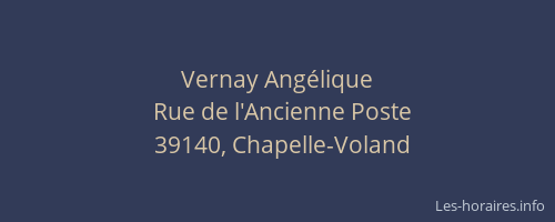 Vernay Ang&eacute;lique