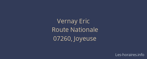 Vernay Eric