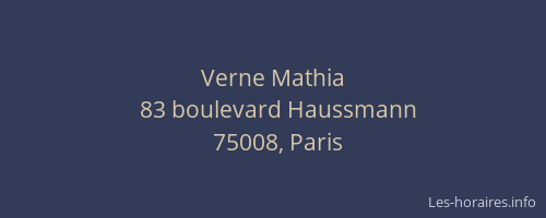 Verne Mathia