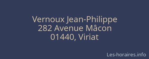 Vernoux Jean-Philippe