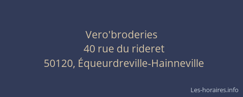 Vero'broderies