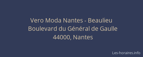 Vero Moda Nantes - Beaulieu