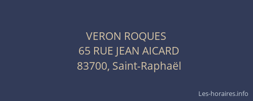 VERON ROQUES