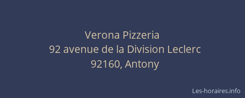 Verona Pizzeria