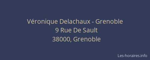 Véronique Delachaux - Grenoble