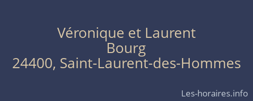 Véronique et Laurent