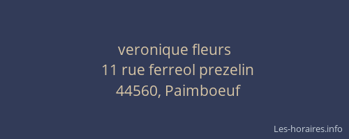 veronique fleurs