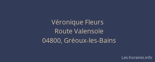 Véronique Fleurs