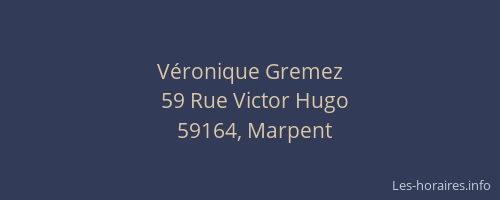 Véronique Gremez