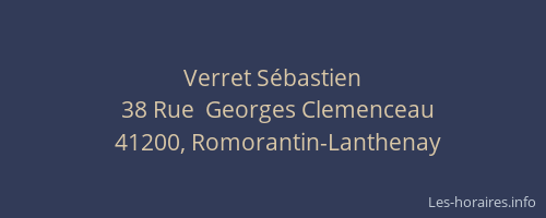 Verret S&eacute;bastien