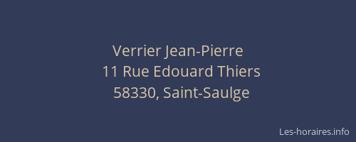 Verrier Jean-Pierre