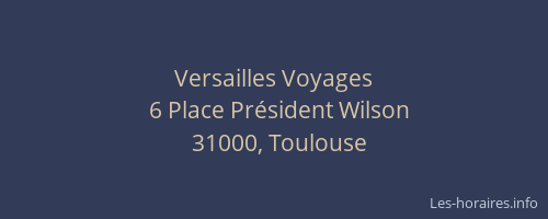 Versailles Voyages