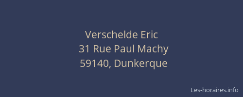 Verschelde Eric
