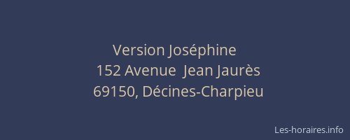 Version Joséphine