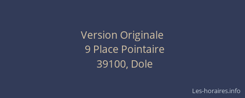 Version Originale