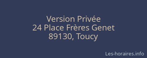 Version Privée